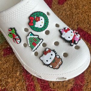 Christmas shoe charm Set Of 5
